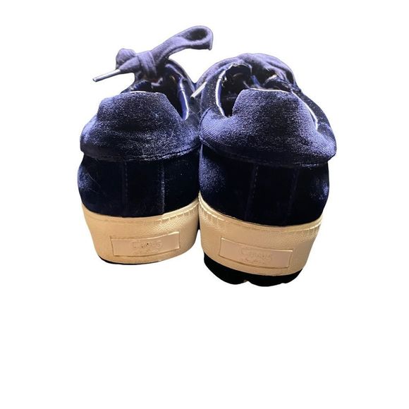 Circus by Sam Edelman Caprice Navy Velvet Lace-Up Sneakers | Size 8 - Picture 6 of 7
